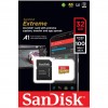 FLASH SDXC-Micro 32GB Sandisk - 100/60MB/s Extreme UHS-I U3 (SDSQXAF-032G-GN6MA) + adapter