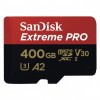 FLASH  SDXC-Micro 400GB SanDisk - 170/90MB/s Extreme Pro (SDSQXCZ-400G-GN6MA) + adapter