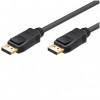 Kabel DisplayPort (m) => DisplayPort (m) 3,0m Goobay 1.2 pozlačeni konektorji 4K@60Hz (65924)