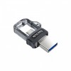 USB disk  32GB USB 3.0 Sandisk Ultra Dual USB3.0/microUSB srebrno-črn, drsni priključek 130MB/s (SDDD3-032G-G46)