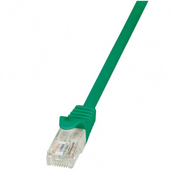 KABEL PATCH UTP Cat 6   0,50m  RJ45 1Gbit LogiLink - zelen (CP2025U)