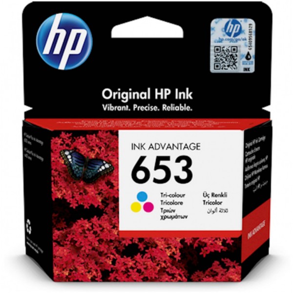 KART HP 653 BARVNO za Deskjet plus 6000/6400/6475 za 200 strani (3YM74AE)