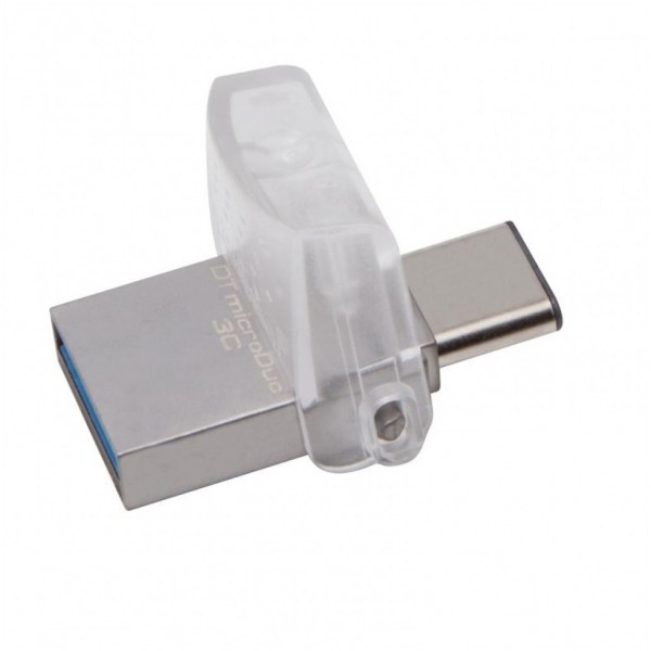 USB disk  64GB USB 3.0 Kingston DUO 3C 100/15MB/s USB 3.1 + USB-C flash drive (DTDUO3C/64GB)