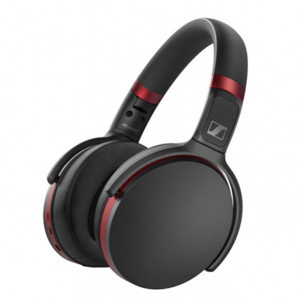 Slušalke brezžične naglavne Bluetooth stereo Sennheiser HD 458BT ANC črno-rdeče (508968)