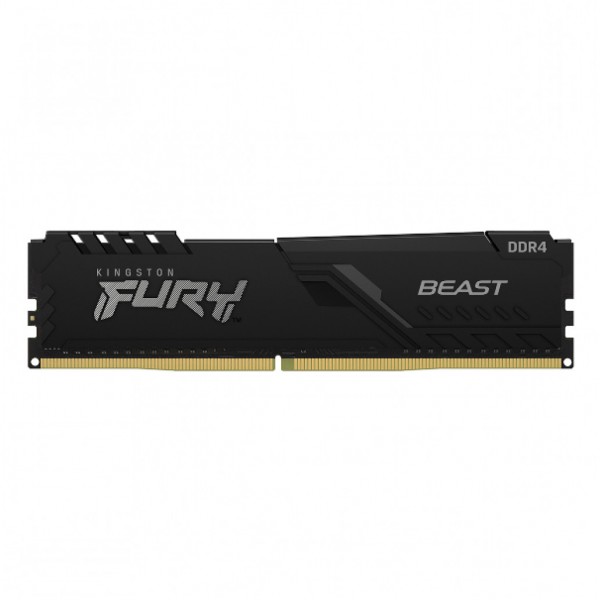 DDR4-32GB 3200MHz CL16 Single (1x 32GB) Kingston Fury Beast XMP2.0 1,35V Gaming črn (KF432C16BB/32)
