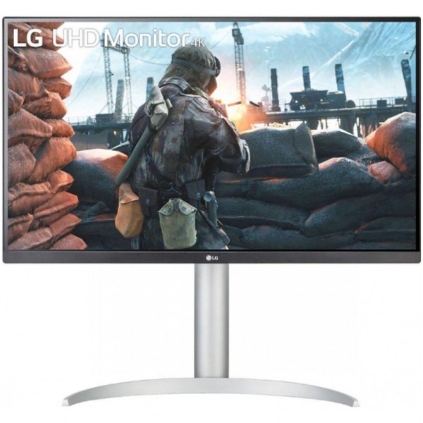 Monitor LG 68,5 cm (27,0") 27UP650-W 3840x2160 UHD 4K IPS 5ms 2xHDMI DisplayPort pivot HDR400 FreeSync srebrn