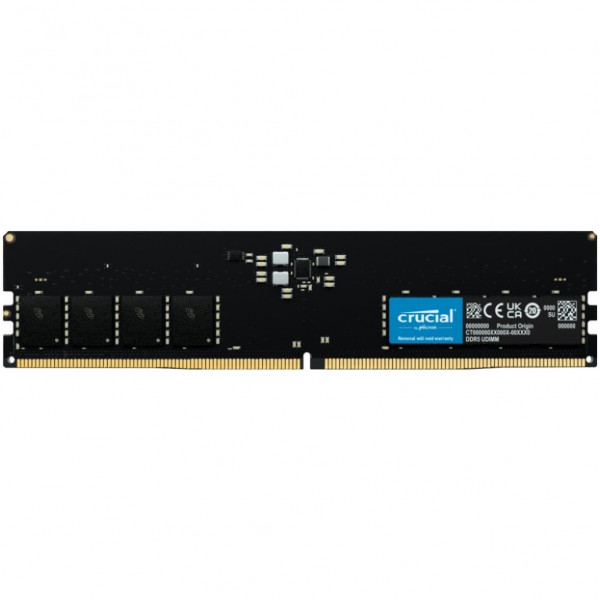 DDR5-32GB 4800MHz CL40 Single (1x 32GB)  Crucial (CT32G48C40U5)