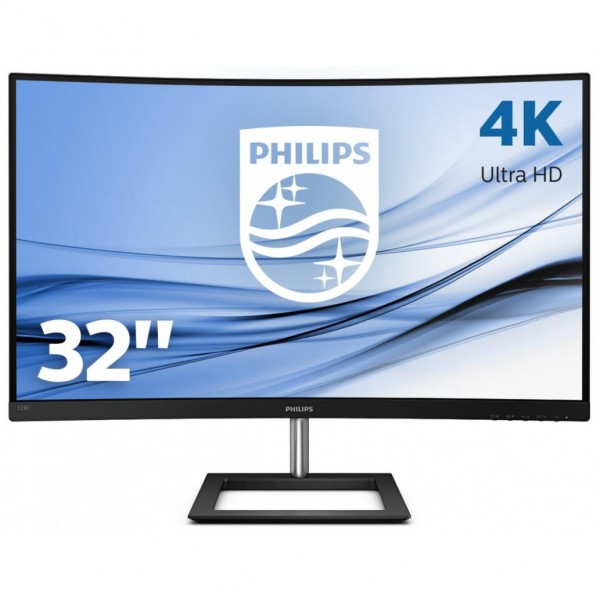 Monitor Philips 80,1 cm (31,5") 328E1CA 3840x2160 UHD 4K Curved VA 4ms HDMI DisplayPort zvočniki 3H sRGB 99% 