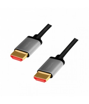 KABEL HDMI/HDMI M/M pozlačeni kontakti 3,0m 8K/60Hz črn/siv LogiLink (CHA0106)