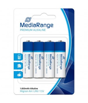 Baterijski vložek MediaRange MRBAT104 1,5V AA/LR06 4 kos Premium Alkalne (111633)