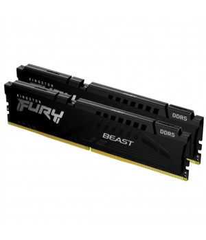DDR5 32GB 6000MHz CL36 KIT (2x16GB) Kingston Fury Beast XMP3.0 1,35V Fury črna (KF560C36BBEK2-32)