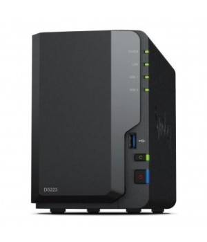 NAS ohišje Synology DS-223 (2GB, Realtek RTD1619B) All-In-One server 4x 3.5" SATA