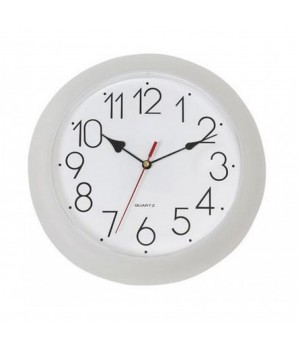 Stenska ura - klasična bela 25,5x25,5 cm