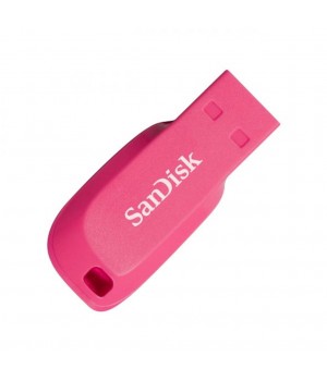 Spominski ključek 64GB USB 2.0 Sandisk Cruzer Blade 24MB/s 6MB/s plastičen brez pokrovčka roza (SDCZ50C-064G-B35PE)