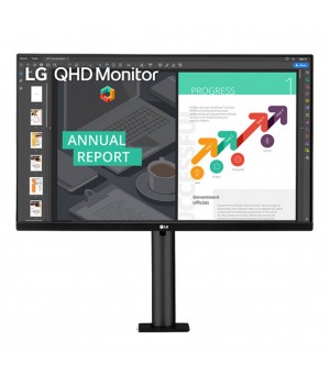 Monitor LG 68,5 cm (27,0") 27QN880-B 2560x1440 75Hz IPS 5ms 2xHDMI DisplayPort USB-C(DP, 60W) 1/2xUSB3.0 pivot 3H sRGB99% FreeSync HDR10 