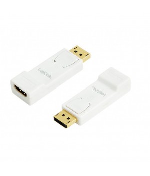 Adapter DisplayPort (m) => HDMI (ž) LogiLink z mehanizmom za zaklep (CV0057)