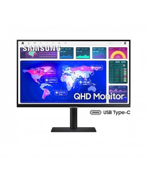 Monitor Samsung 68,5 cm (27,0") S27A600UUU 2560x1440 75Hz IPS 5ms HDMI DisplayPort DP-Out USB-C(DP, 90W) 1/3xUSB3.0 pivot sRGB99% RJ45 FreeSync HDR10