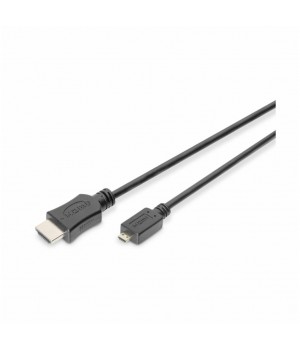 Kabel HDMI/HDMI micro  2,0m 4K črn (AK-330109-020-S)
