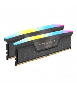 DDR5 32GB 6000MHz CL36 KIT (2x16GB) Corsair RGB Vengeance XMP3.0 1,4V PC črna (CMH32GX5M2B6000Z30K)