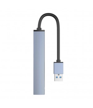HUB USB 3.0 4portni Orico 1x USB 3.0 3x USB 2.0 0,15m ALU grey (AH-A13-GY-BP)