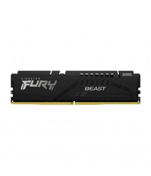 DDR5 32GB 5200MHz CL40 Single (1x32GB) Kingston Fury Beast XMP3.0 1,25V Fury črna (KF552C40BB-32)