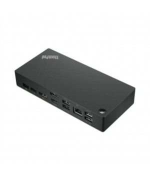 Priklopna postaja USB-C =>Lenovo ThinkPad Universal 2xDisplayPort DisplayPort HDMI 3xUSB3.2 2xUSB2.0 USB-C 90W 1xLAN Stikalo za vklop (40AY0090EU), novo