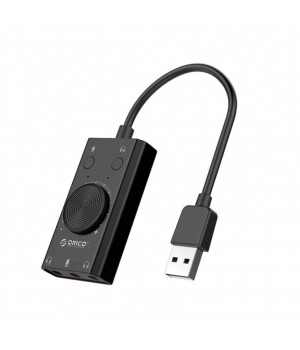 Zvočna kartica USB2.0 SB Orico multifunction 10cm (SC2-BK-EP)