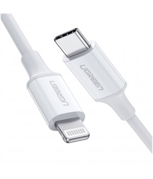 Kabel USB-C => Lightning 1,00m srebrn Ugreen - box (10493)