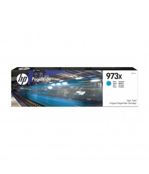 HP 973XL High Yield Cyan PageWide Cartridge