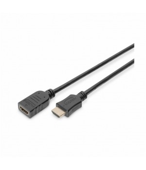 KABEL HDMI/HDMI M/F  2,0m podaljšek Digitus pozlačeni kontakti V1,4 (AK-330201-020-S)