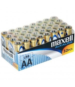 Baterijski vložek Alkalni 1,5V AA/LR6 32 kosov MAXELL (790261)