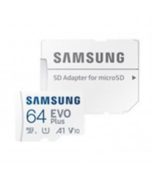 FLASH SDXC-micro 64GB  Samsung  EVO Plus 130MB/s U1 V10 UHS-I (MB-MC64KA/EU) +adapter