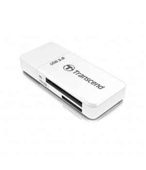 Čitalec kartic USB 3.1 Zunanji Transcend RDF5 bel za SD in microSD (TS-RDF5W)