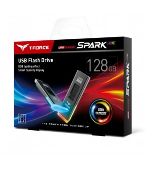 USB disk 128GB USB 3.2 Teamgroup Spark RGB 180/90MB/s (TSPARK3128GB01)
