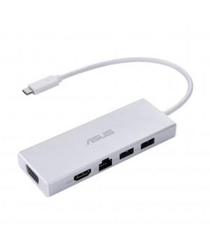 ASUS USB-C adapter OS200 USB-C DONGLE, 2xUSB 3.0, Dual Display,1xLAN, 1xTypeC Jack