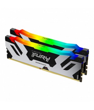 DDR5 32GB  6000MHz CL32 KIT (2x16GB) Kingston FURY Renegade Silver RGB (KF560C32RSAK2-32)
