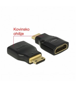 Adapter HDMI (ž) => mini HDMI (m) adapter Delock (65665)