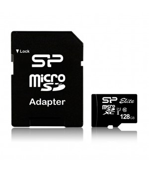Spominska kartica SDXC 128GB SiliconPower Elite 85MB/s U1 UHS-I (SP128GBSTXBU1V10SP) +adapter