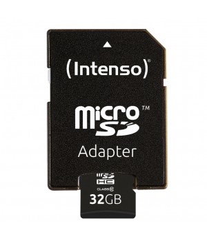 FLASH SDHC-Micro 32GB Intenso - 40MB/s C10 (3413480) + adapter