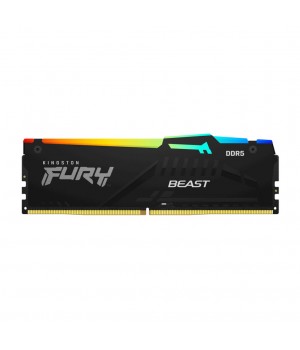 DDR5 32GB 5600MHz CL40 Single (1x32GB) Kingston RGB Fury Beast XMP3.0 1,25V Fury črna ()