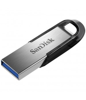 Spominski ključek 512GB USB 3.0 Sandisk Ultra Flair 150MB/s kovinski-plastičen brez pokrovčka črno-srebrn (SDCZ73-512G-G46) 