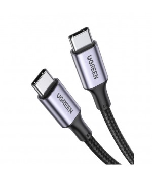 Kabel USB-C => USB-C 2.0 tekstilni ovoj 3,00m 20V/5A 100W Ugreen (90120)