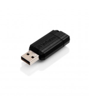 Spominski ključek 128GB USB 2.0 Verbatim Store n Go 10MB/s 4MB/s - plastičen/izvlečni/črn (49071)