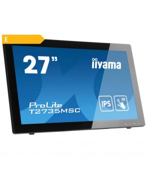 Monitor Touch 68,6 cm (27,0") Iiyama T2735MSC-B3 1920x1080 IPS 5ms VGA HDMI DisplayPort 1/2xUSB3.0 WEB kamera zvočniki