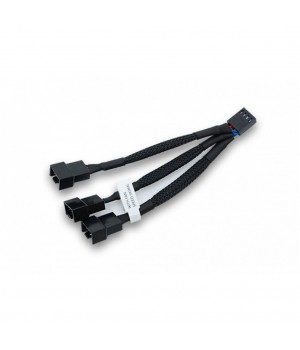 Fan Splitter EK Water Blocks EK-Cable Y-kabel 3x 4-Pin-PWM 10 cm