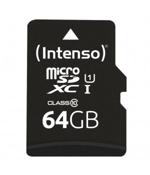 FLASH SDXC-Micro 64GB Intenso - 45 MB/s C10 UHS-I (3423490) + adapter