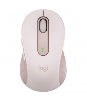 Miš Logitech Brezžična Bluetooth M650 Signature, roza barva (910-006254)